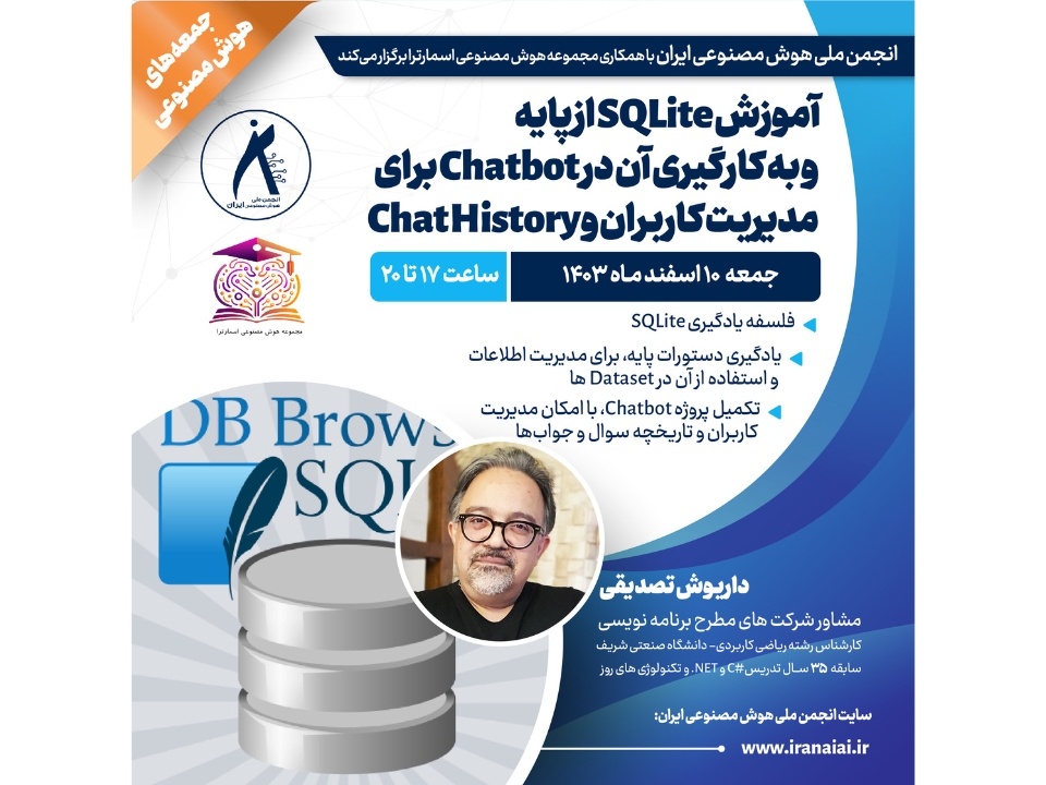 برگزاری کارگاه جامع آشنایی با هوش مصنوعی و مفاهیم پایه