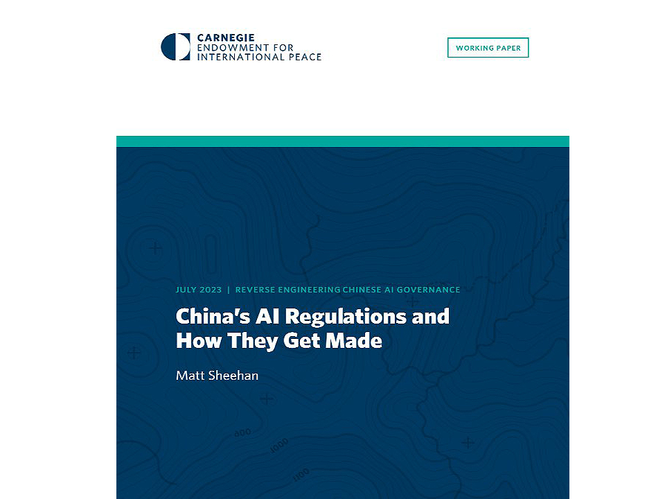China's AI Regulations and How They Get Made